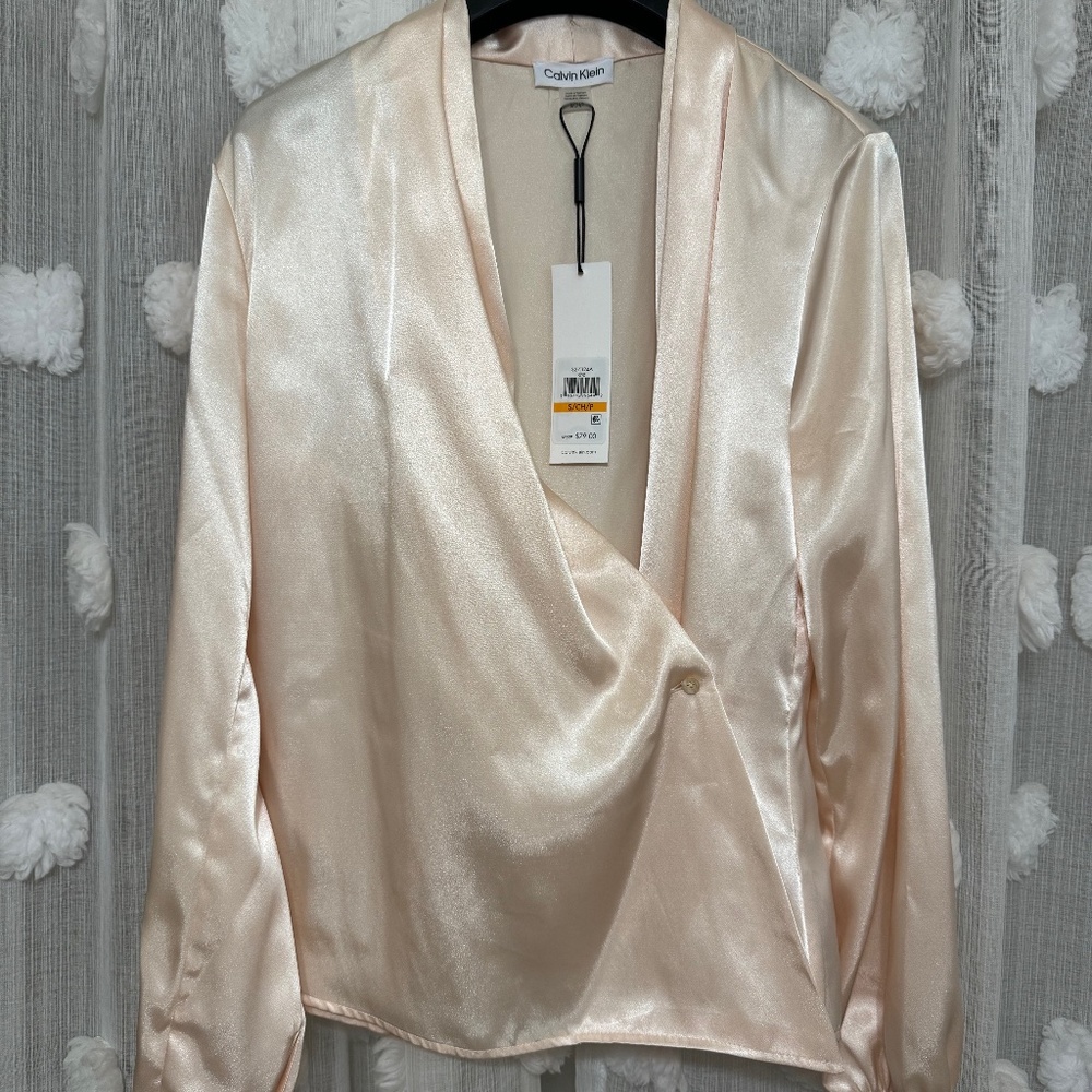 Calvin Klein Ivory Blouse